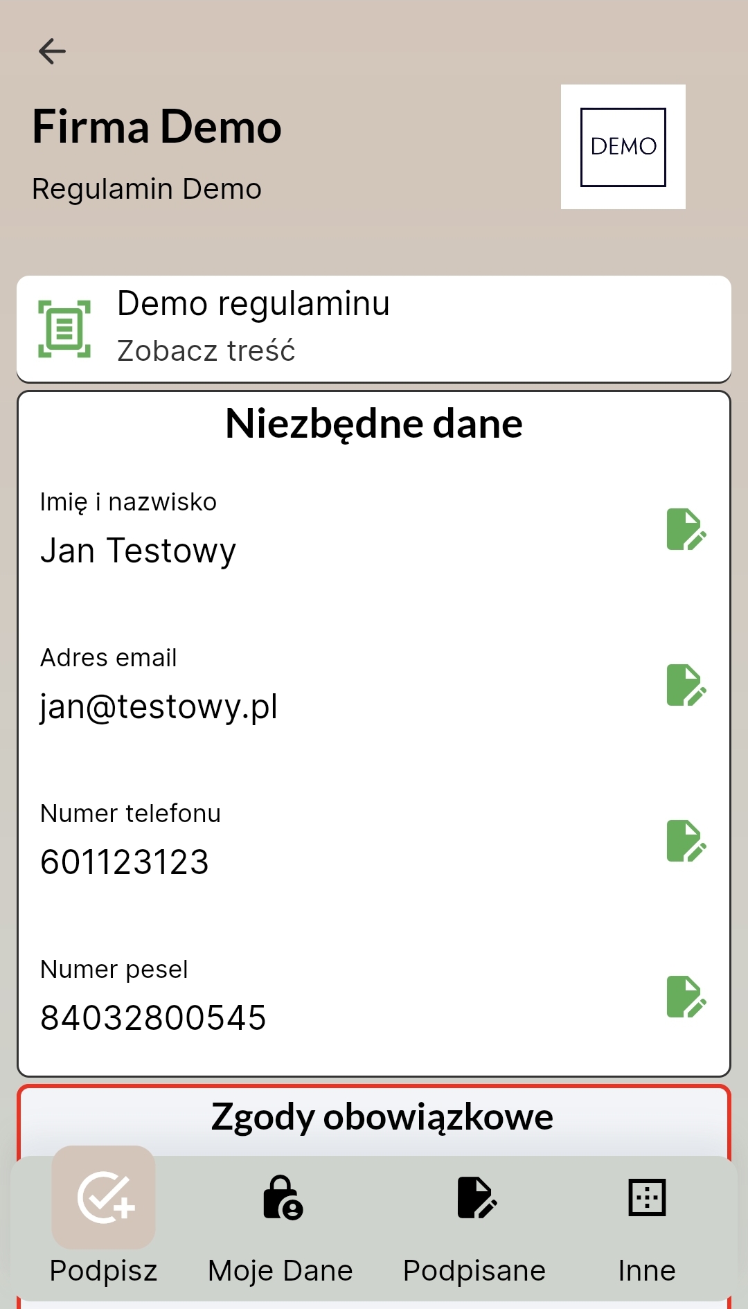 Wprowadzenie danych